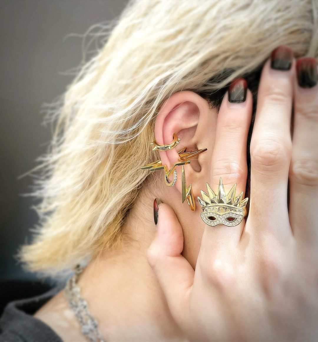 MERMAID KISS/STONE ピアス