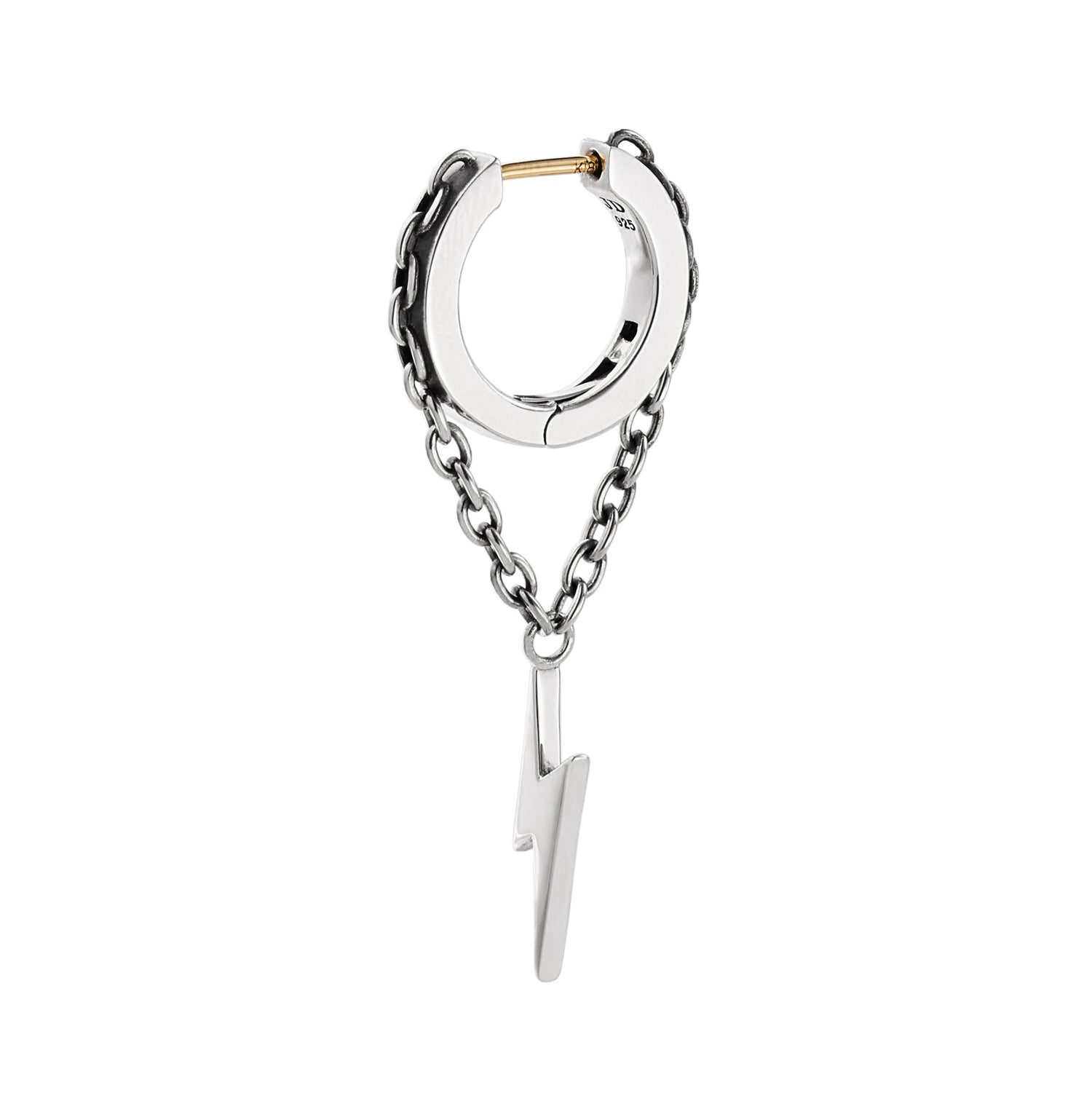 CHAINED TINY FLASH ピアス