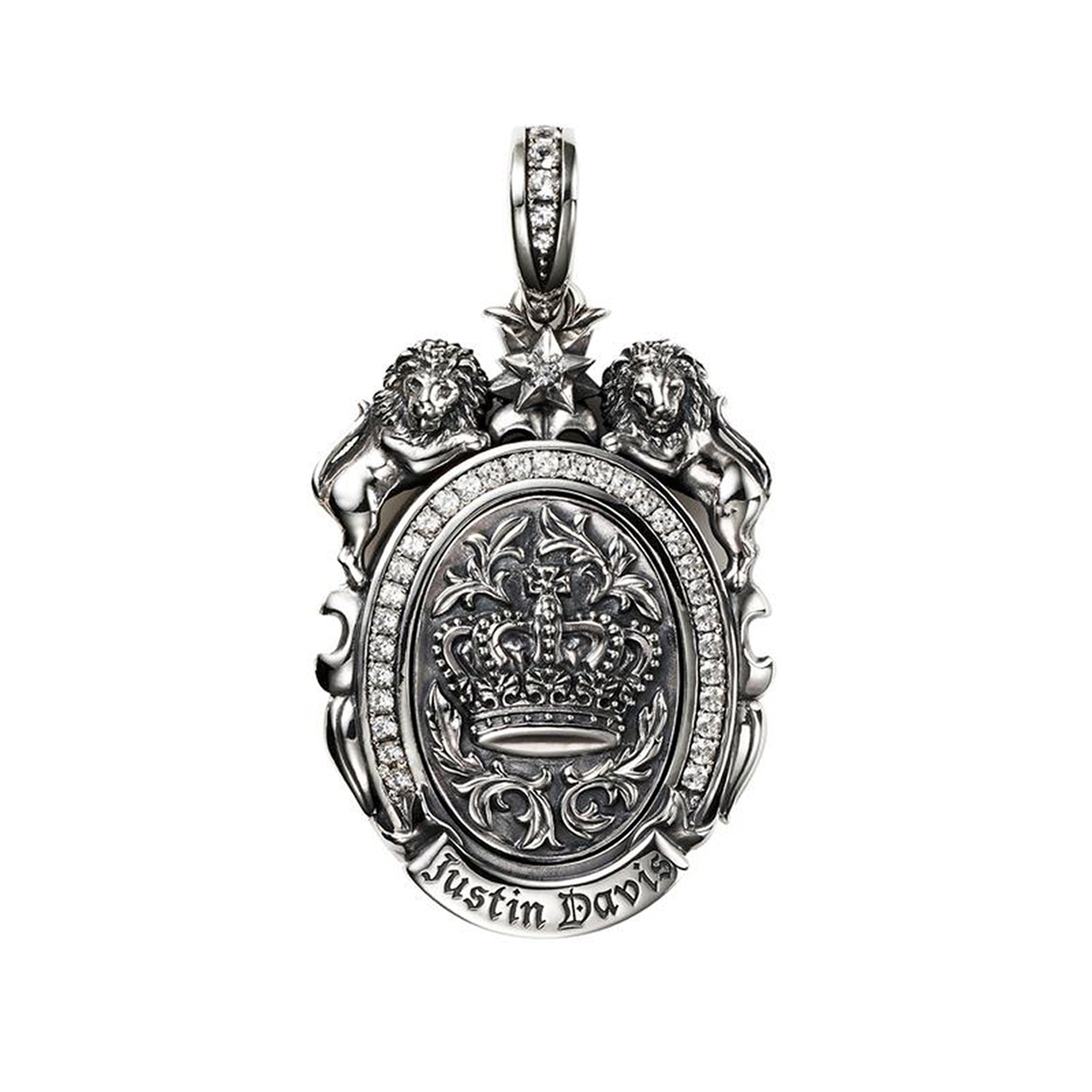 MASSIVE FURY Pendant Silver Cameo