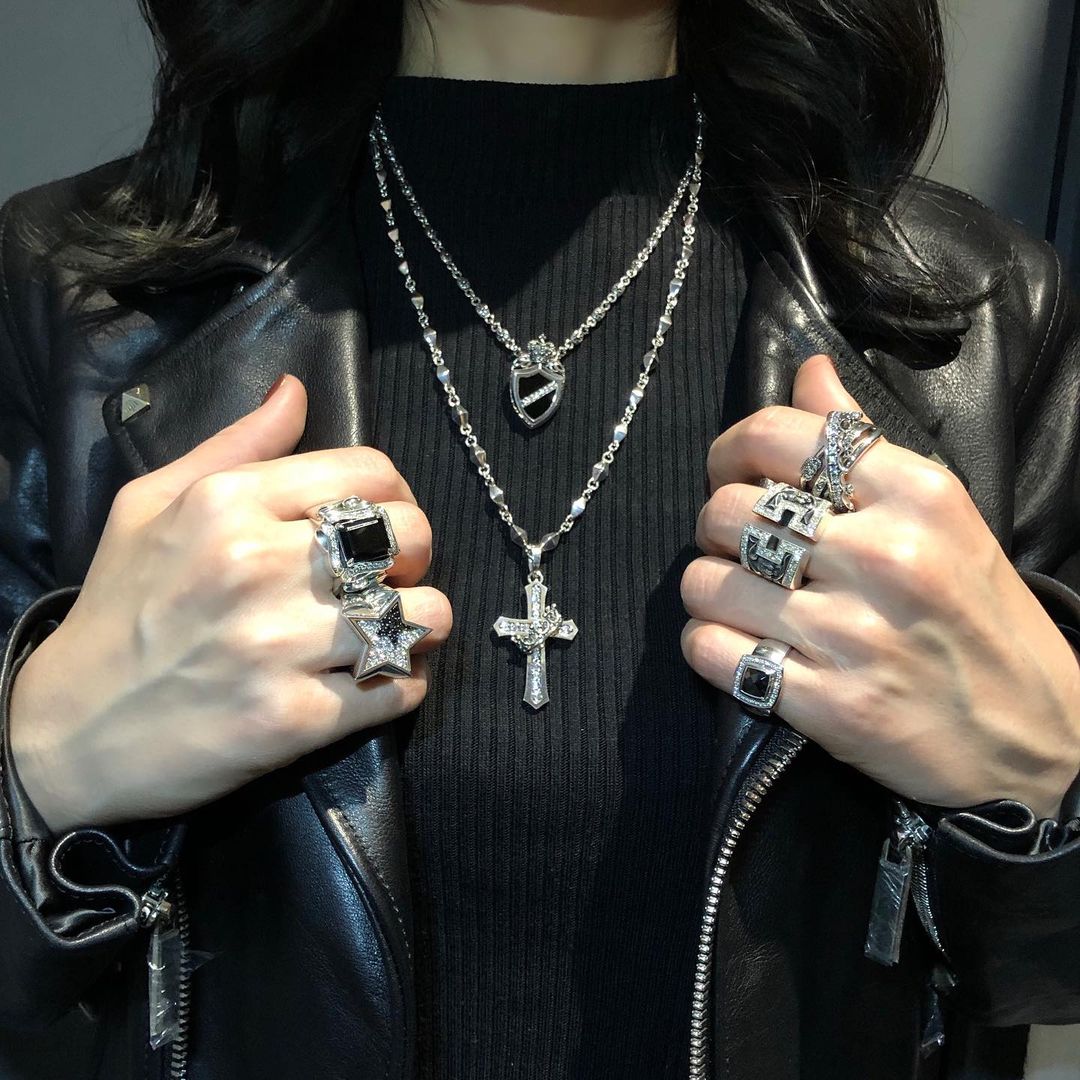 BABY M.TS リング(BLACK/CLEAR)