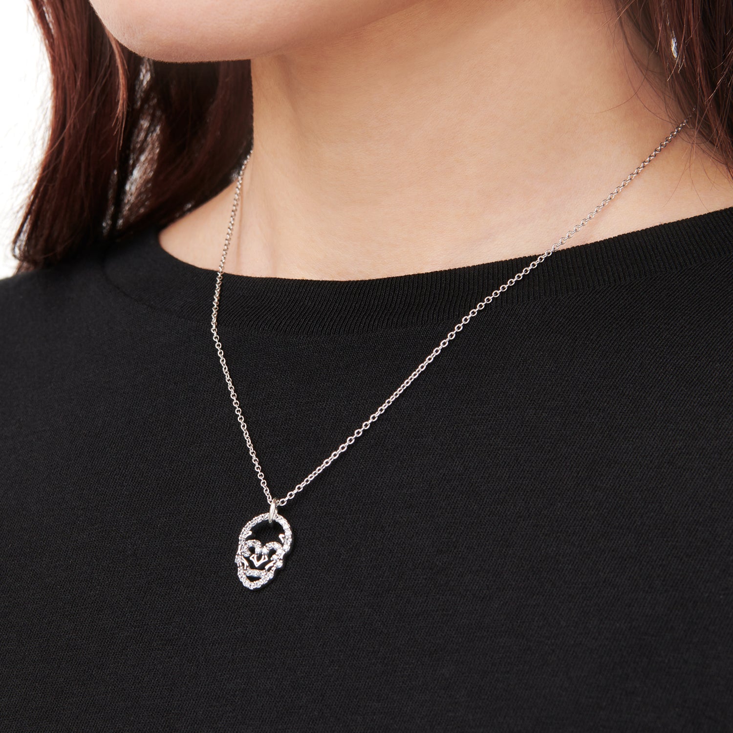 TINY HOLLOW SKULL ネックレス