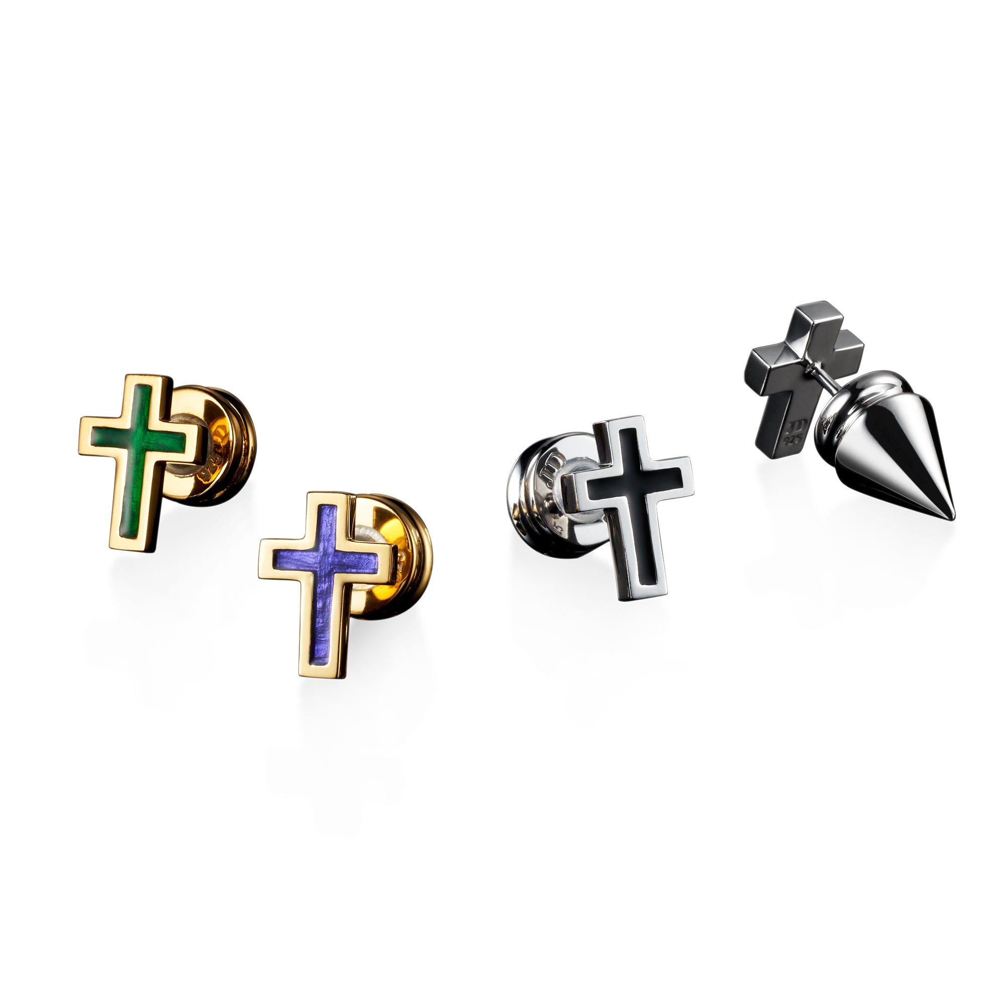 PURITY SPIKE CROSS ピアス