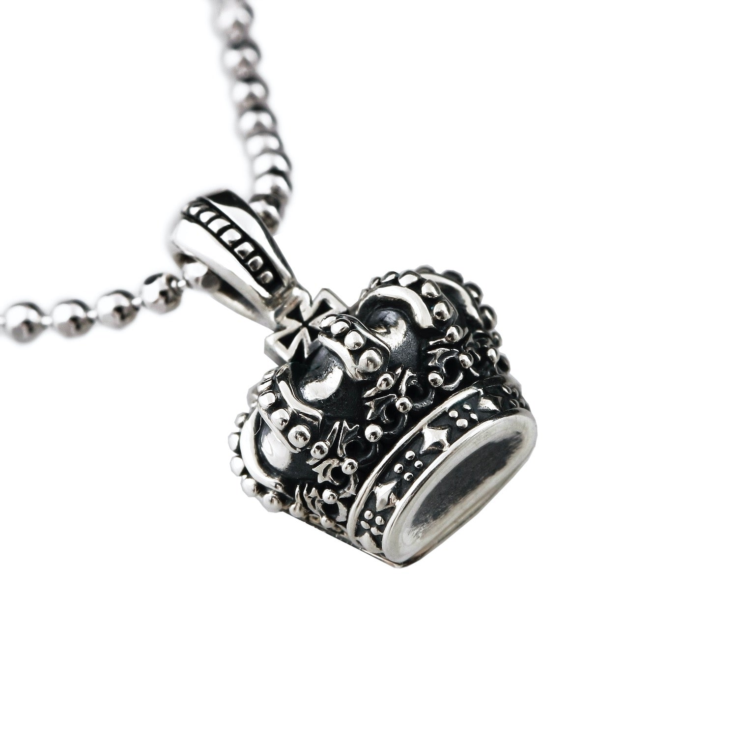 クロムハーツJustin Davis gnj255　PETITE CROWN PENDANT