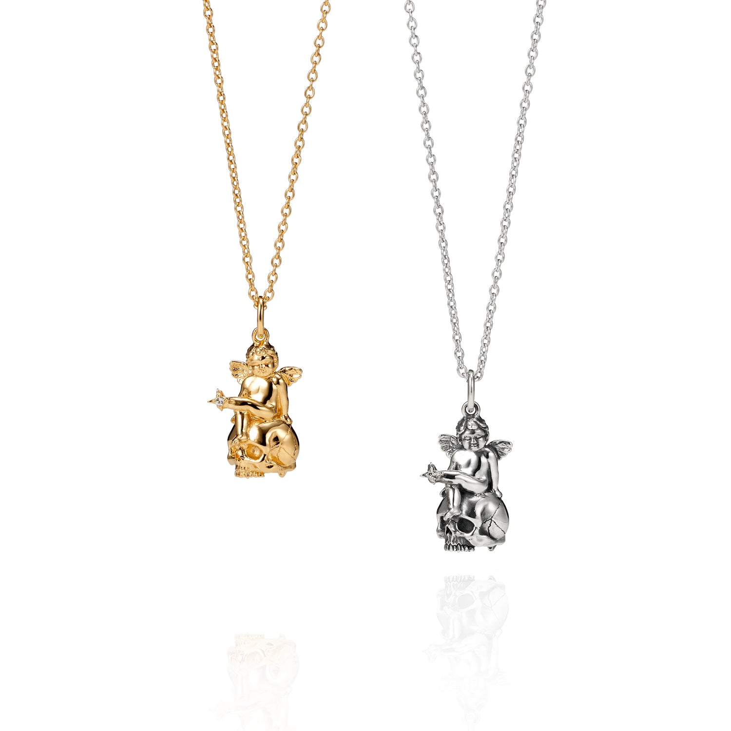 LOVE WARRIOR/SKULL ネックレス