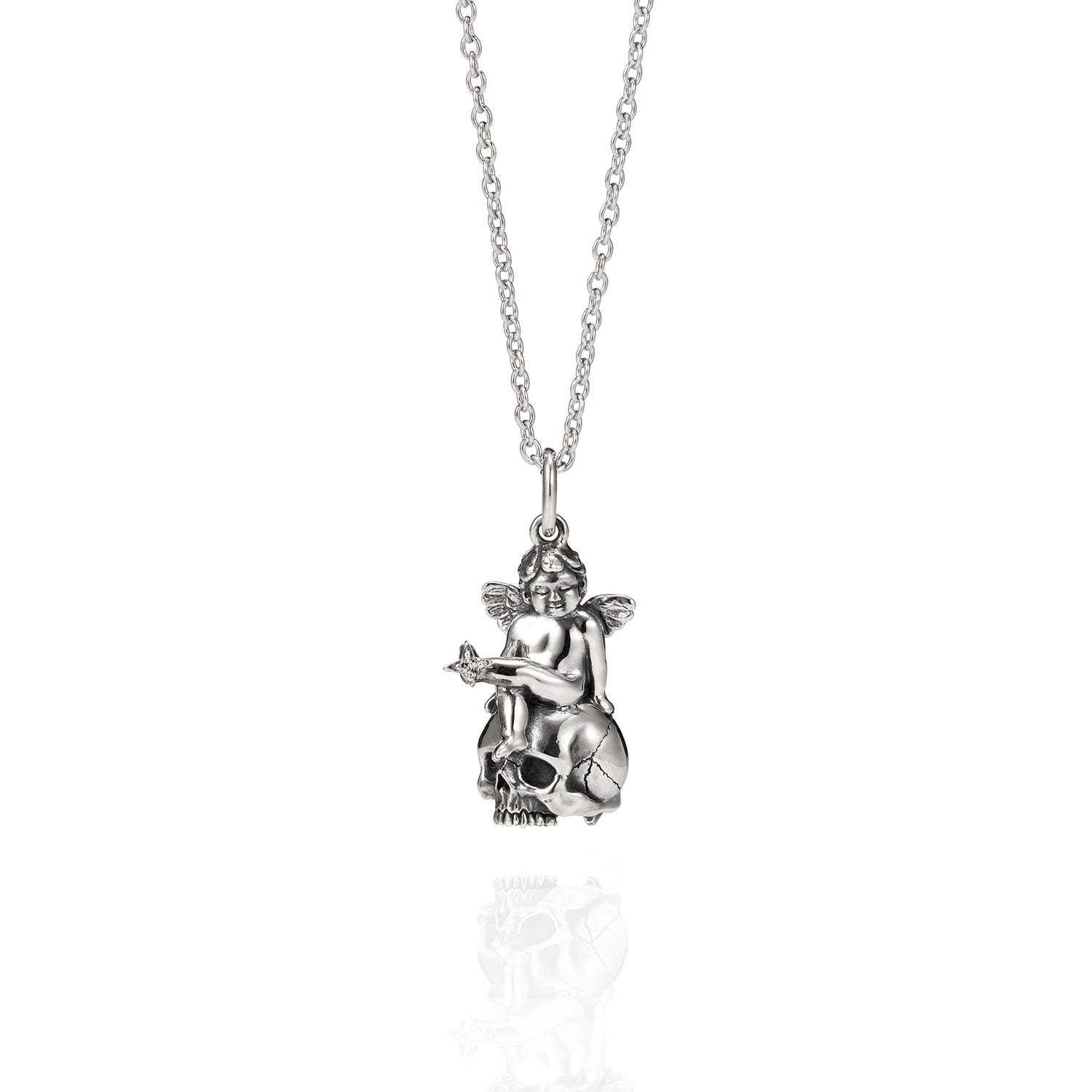 LOVE WARRIOR/SKULL ネックレス