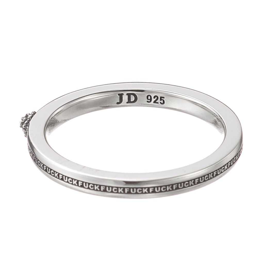 D-CIPHER リング 'FUCK'