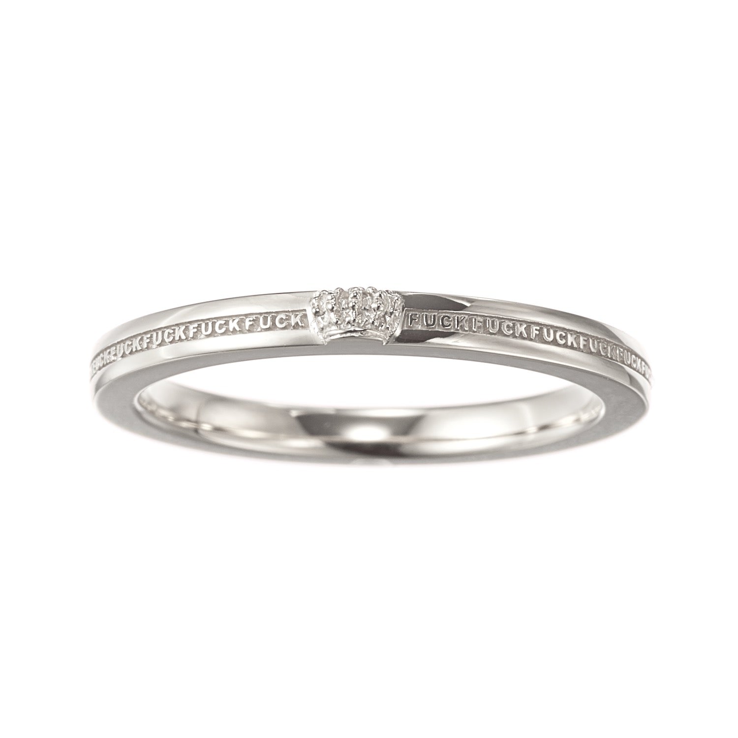D-CIPHER リング 'FUCK'