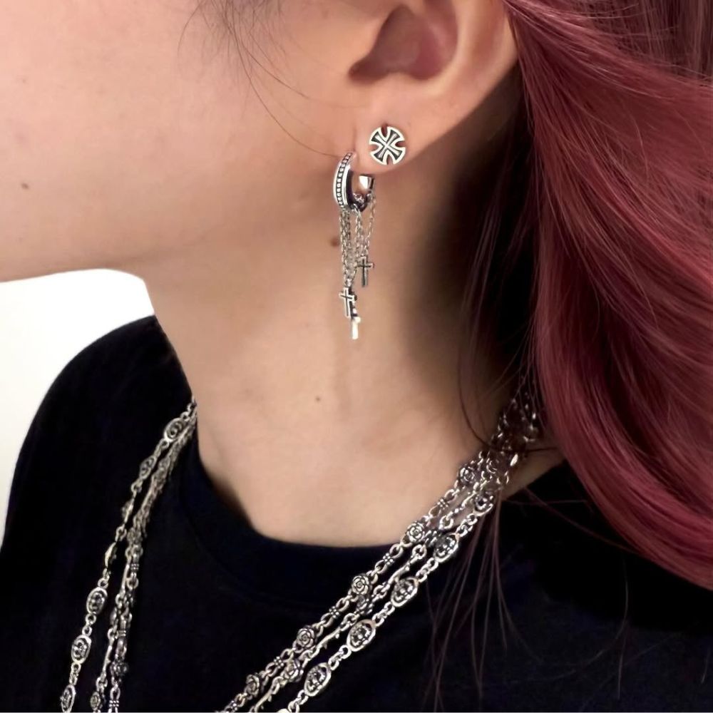 DANGLING CROSS ピアス | ジャスティン デイビス（JUSTIN DAVIS