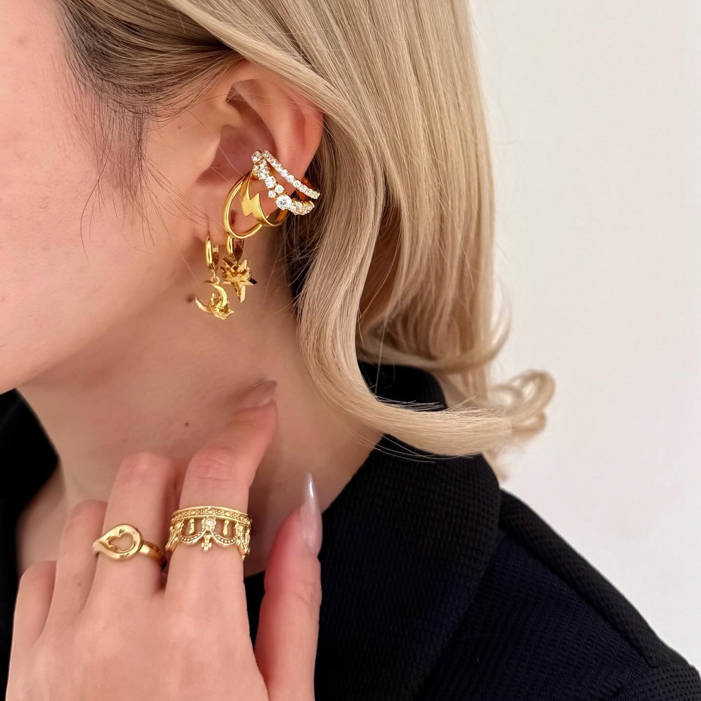 SWEET MOON ピアス