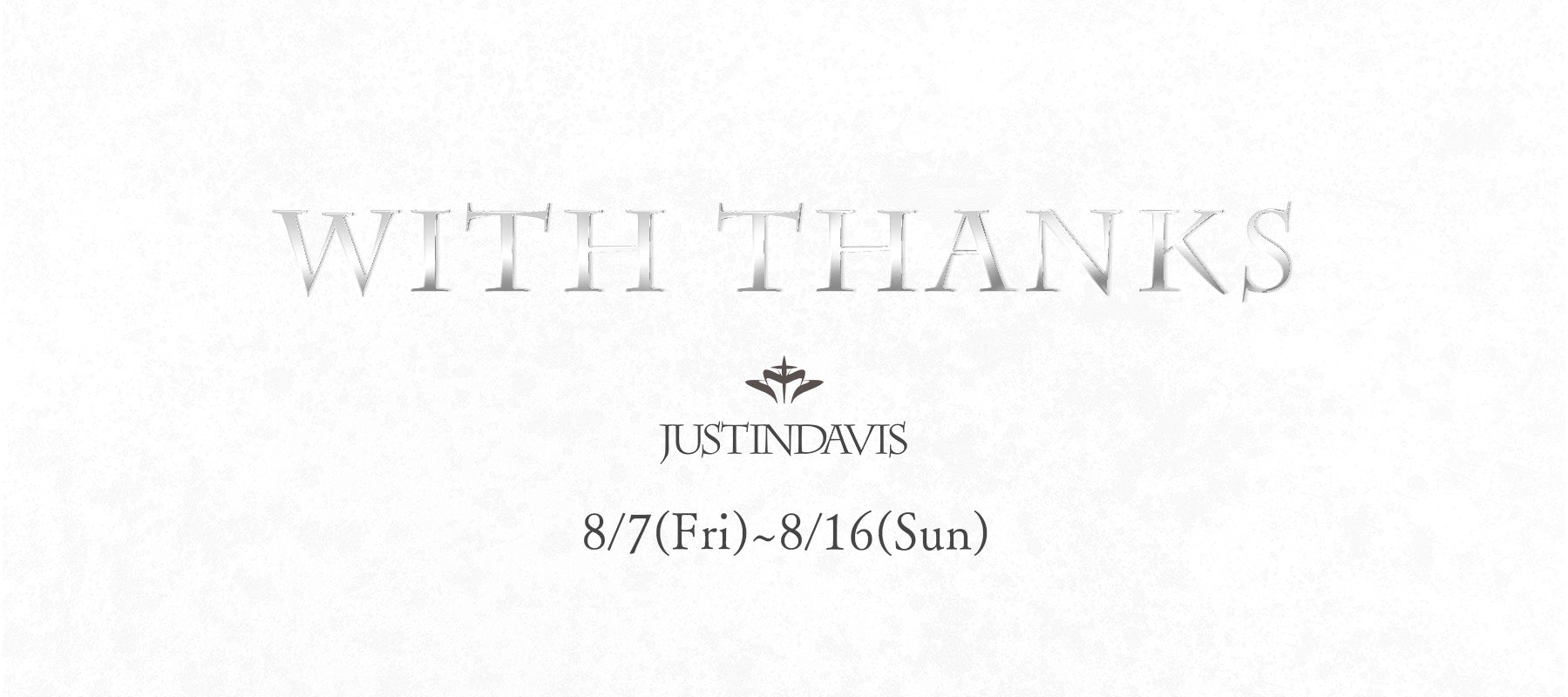 ジャスティン デイビス（JUSTIN DAVIS）公式通販サイト