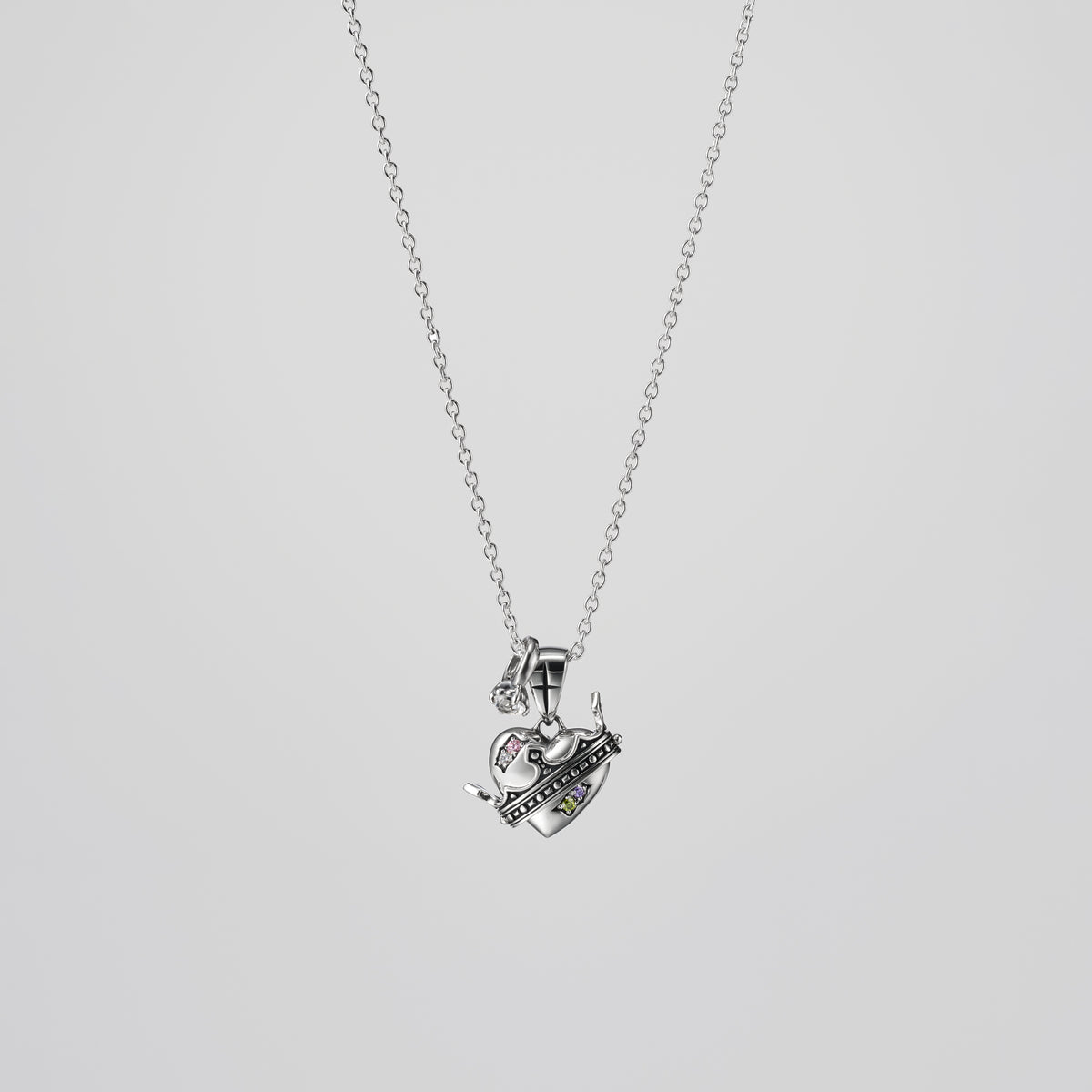 ジャスティンディヴィス LUCKY CHARM ネックレス SILVER925 CUBIC 