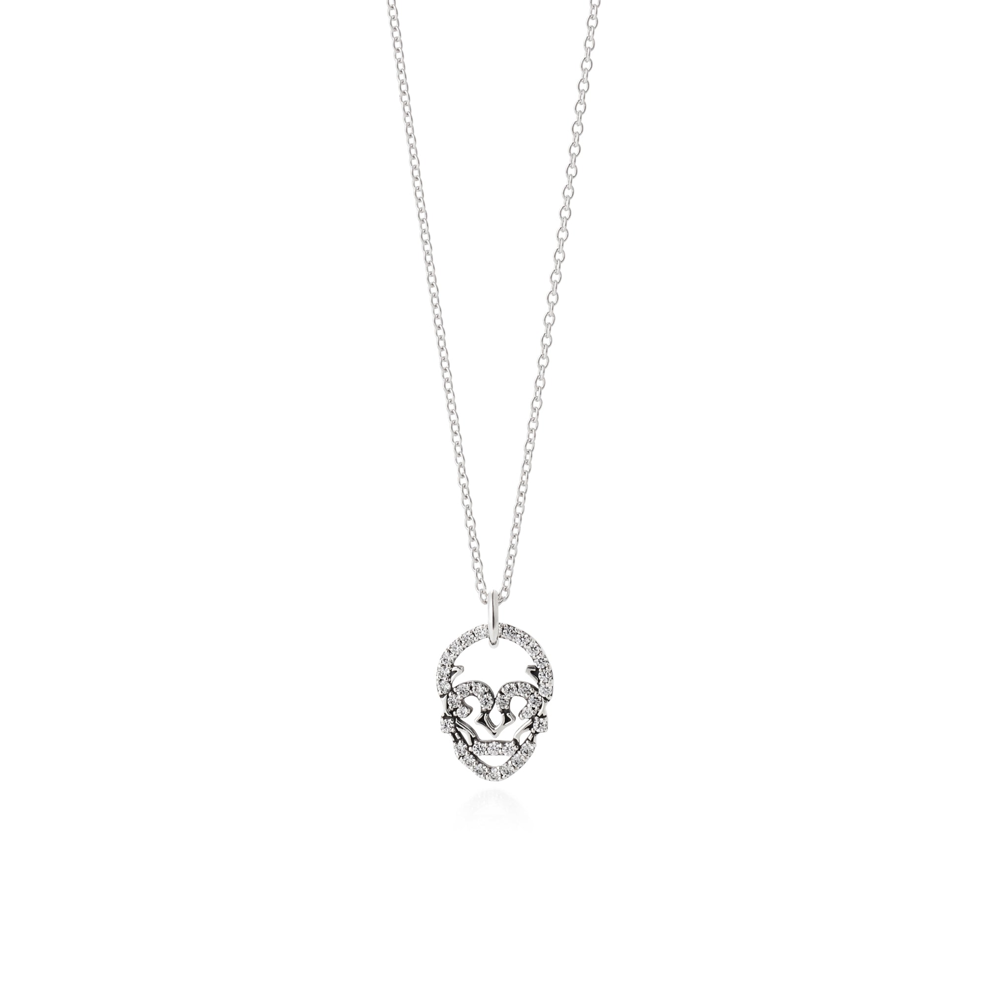 TINY HOLLOW SKULL ネックレス