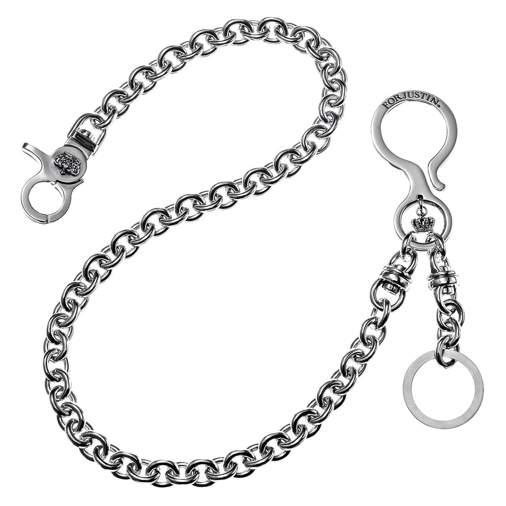 美品◇JUSTIN DAVIS◇クラウンウォレットチェーン◇522,500円◇（中古 